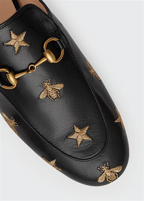 gucci princetown bees and stars